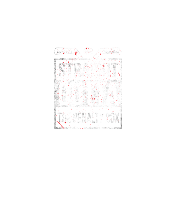 Straight outta the penalty box model negru pe tricou