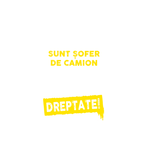 Sunt șofer de camion, pentru a economisi timp, să reținem că am întotdeauna dreptate! model negru pe tricou