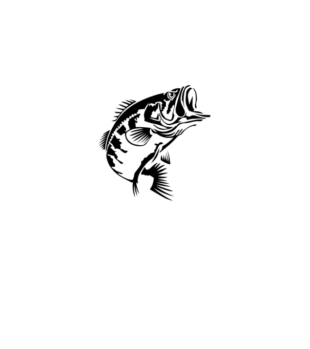 AngryFish model alb pe tricou