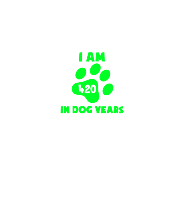 Dog Year - 420 model albastru închis pe tricou