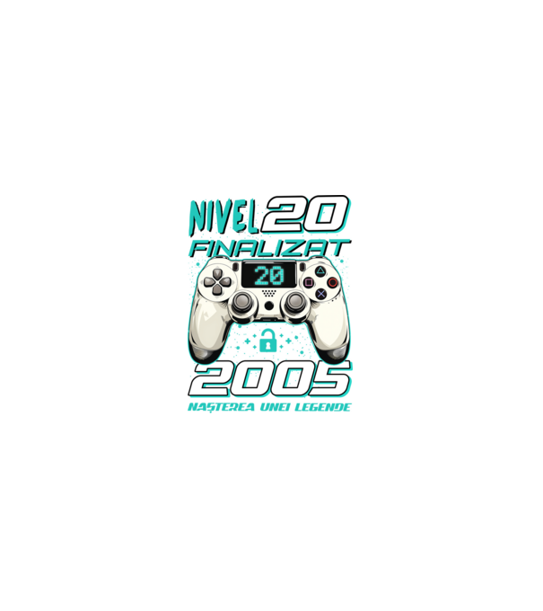 Nivel finalizat 20 2005 model negru pe tricou