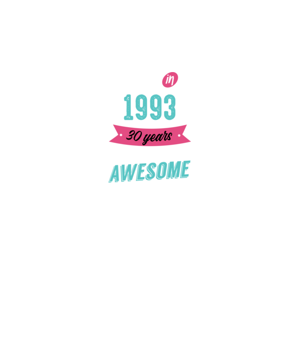 MADE IN 1993 model negru pe tricou