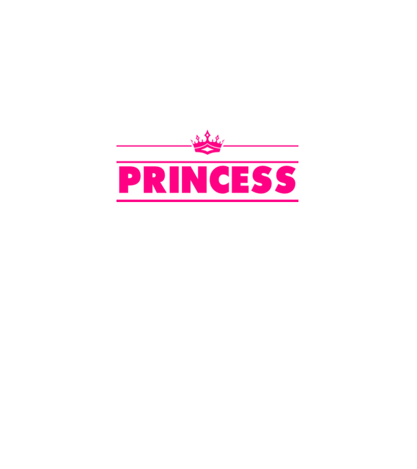Princess model alb pe tricou