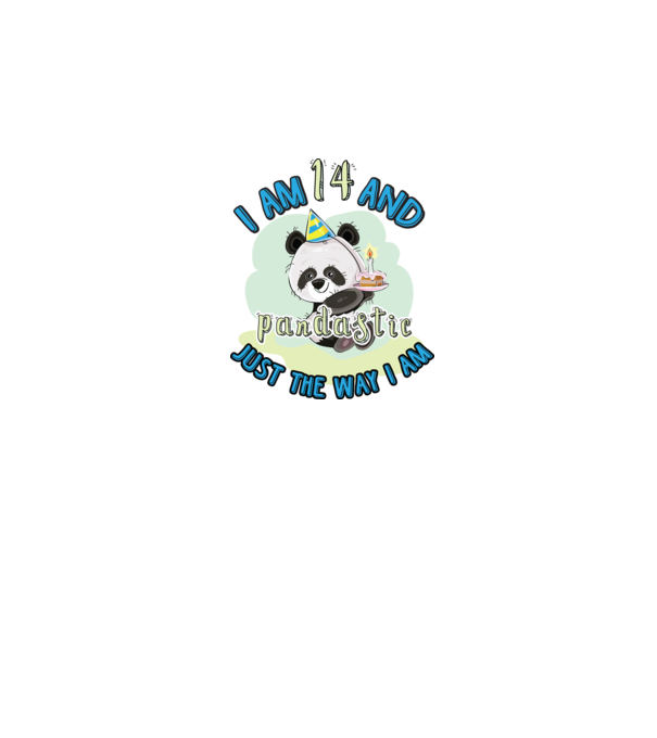 PANDASTIC 14 model alb pe tricou