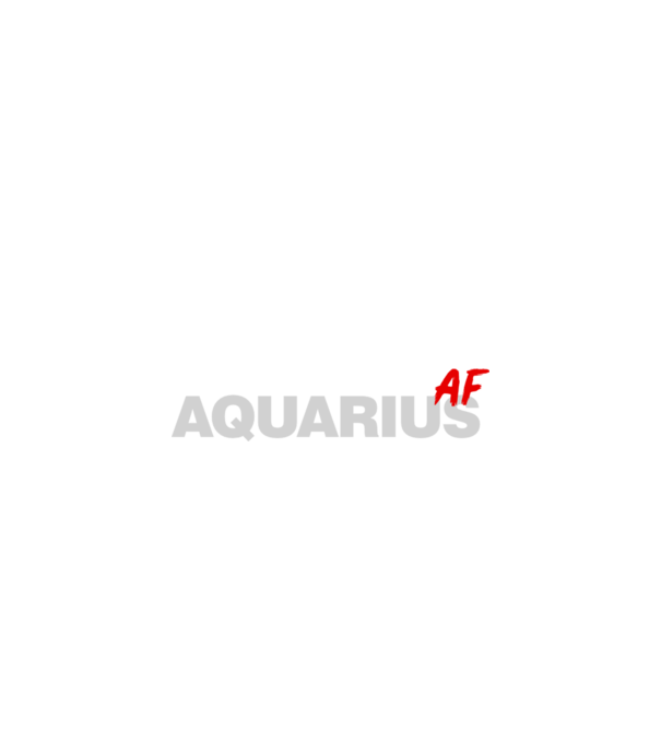 AQUARIUS as fuck model negru pe tricou