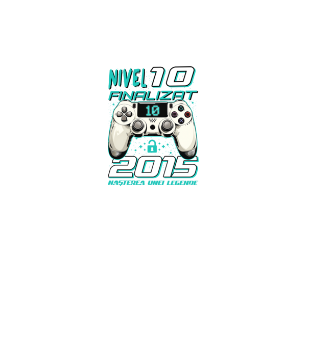 Nivel finalizat 10 2015 model negru pe tricou