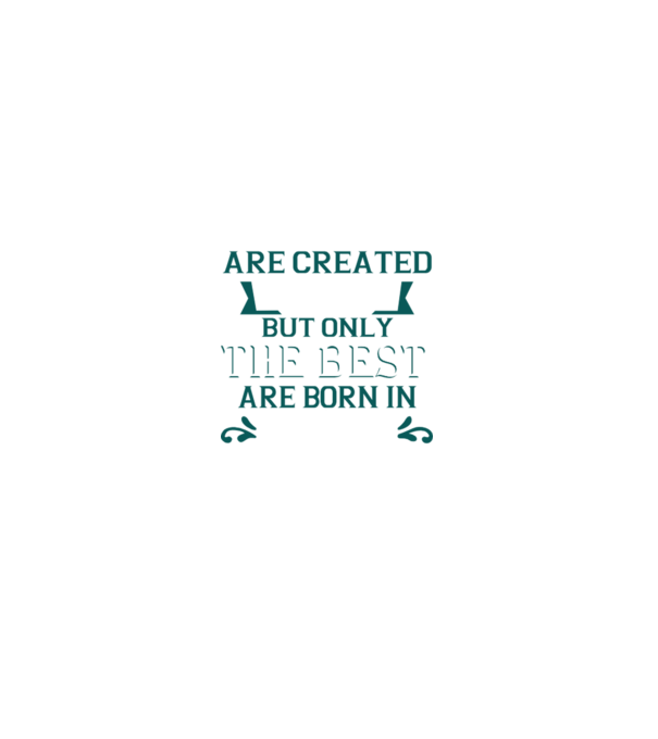 All men created equal but only the beat are born in july model gri închis pe tricou