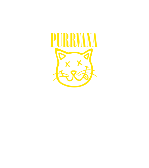PURRVANA model negru pe tricou