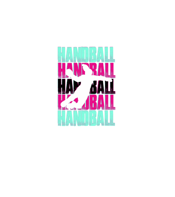 handball model negru pe tricou