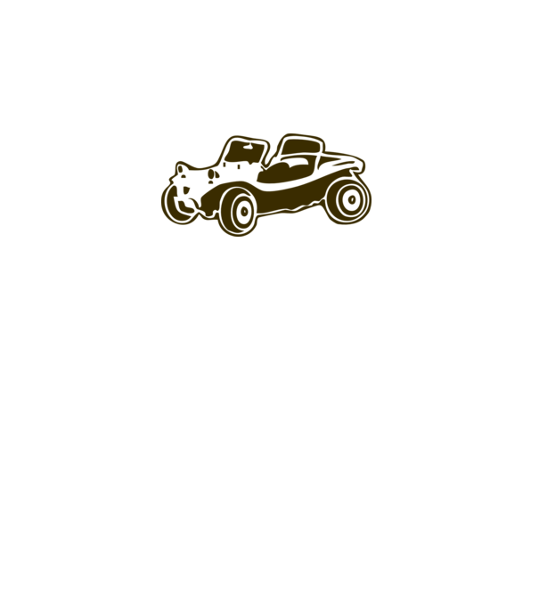 Buggy model gri pe tricou