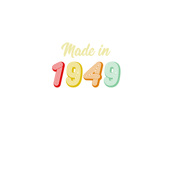 made in 1949 retro model negru pe tricou