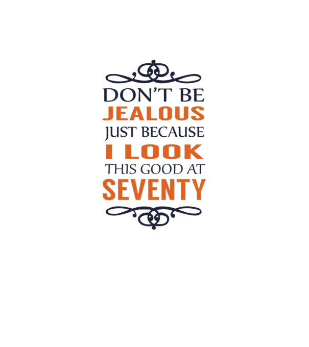'Don''t be jealous - 70' model gri pe tricou