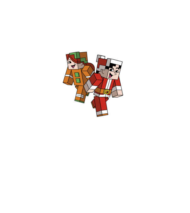 Minecraft christmas ugly sweater model negru pe tricou