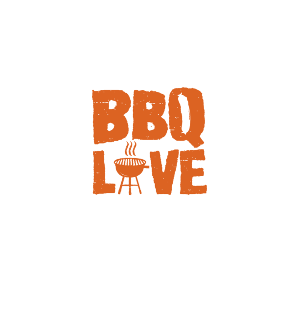 BBQ LOVE model albastru jeanși pe tricou