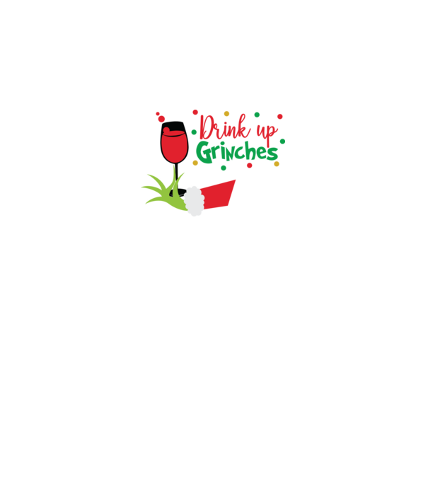 Drink up Grinches model alb pe tricou