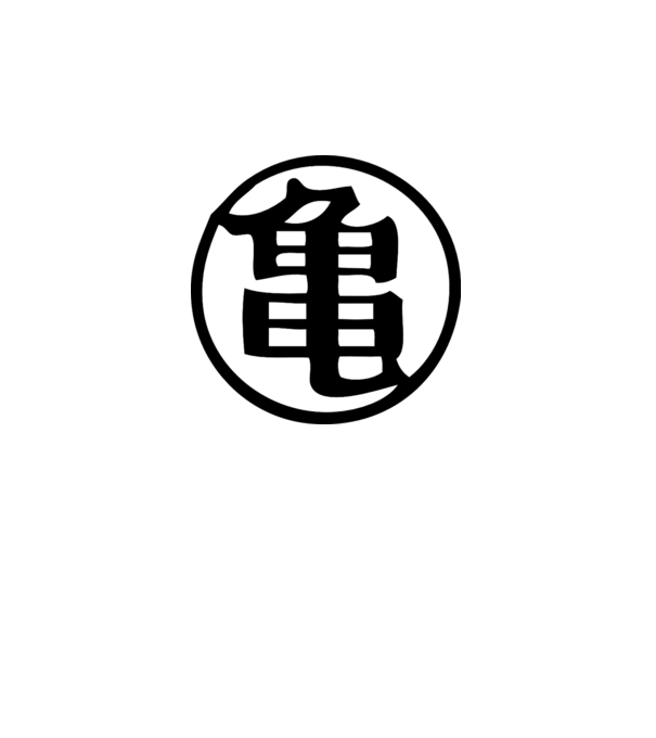 Dragon Ball Z logo model negru pe tricou