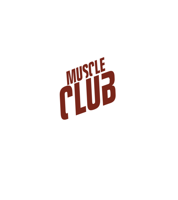 Muscle Club model negru pe tricou