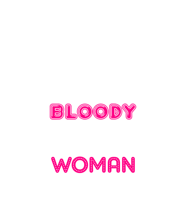 Bloody difficult woman model negru pe tricou