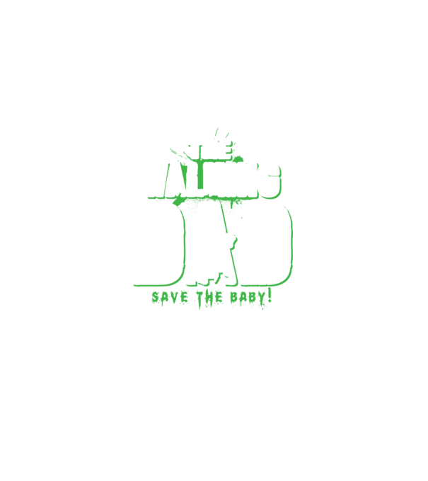 Walking dad green model negru pe tricou