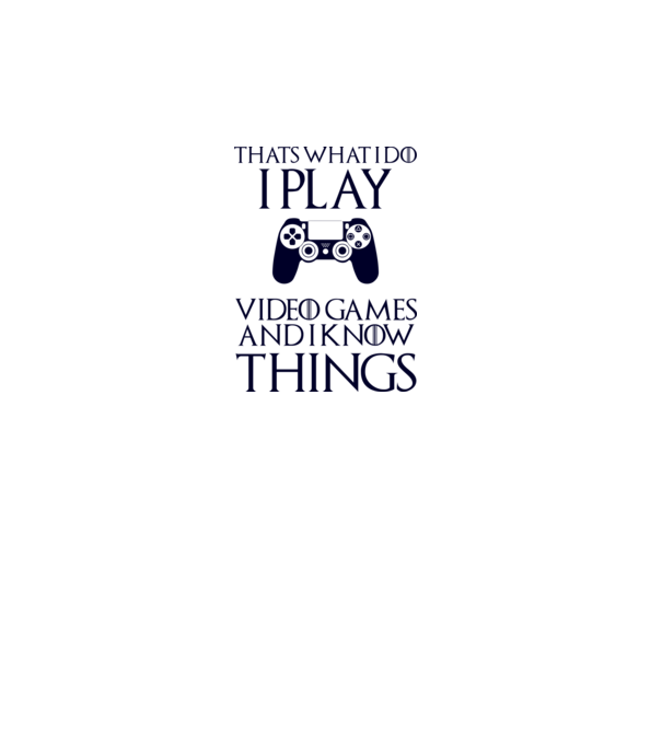 Gaming of Thrones model alb pe tricou