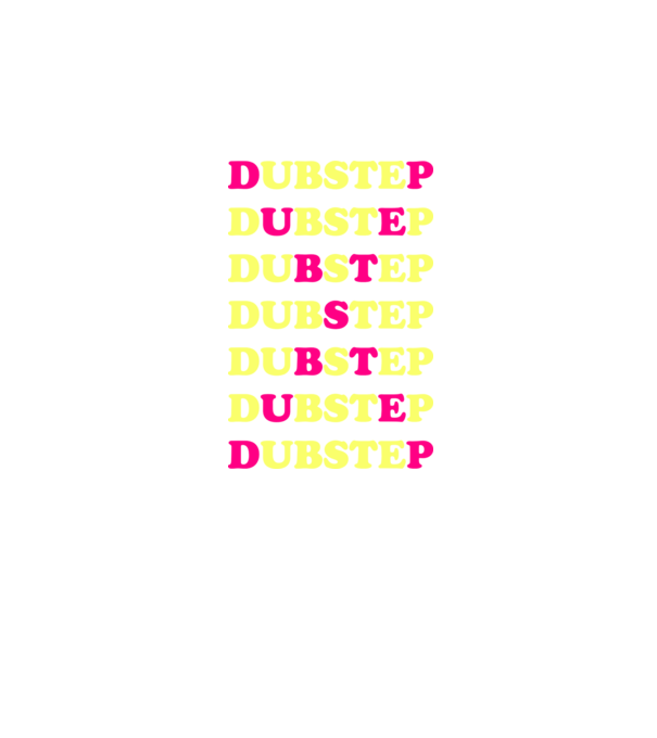 Dubstep model negru pe tricou