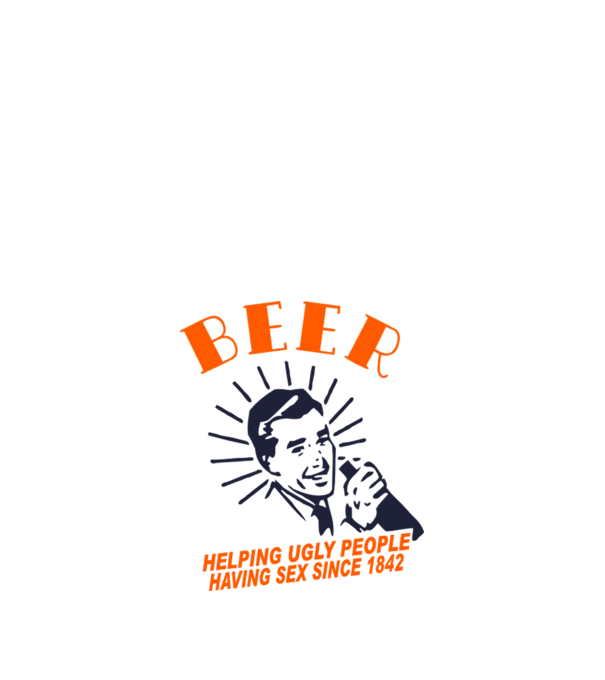 beeer model alb pe tricou