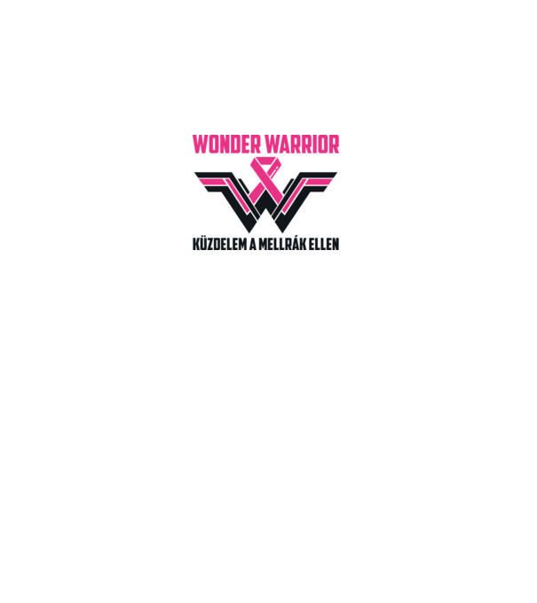 WONDER WARRIOR model alb pe tricou