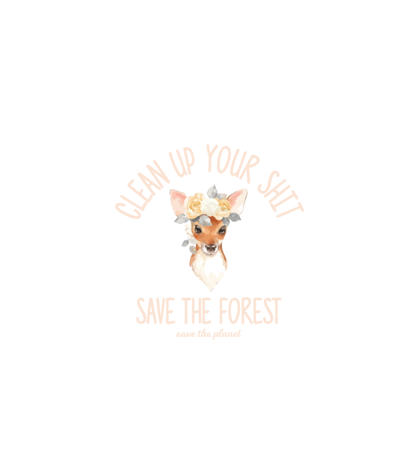 Clean up your shit model negru pe tricou