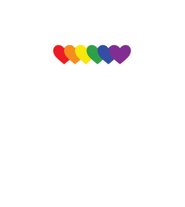 Inimi Lgbtq model negru pe tricou