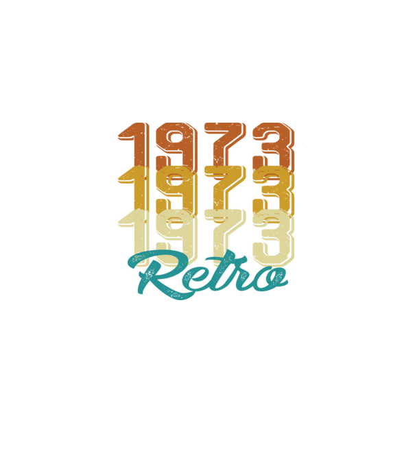 1973 retro model alb pe tricou