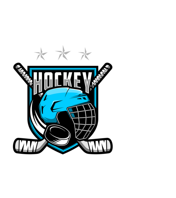 Hockey model negru pe tricou