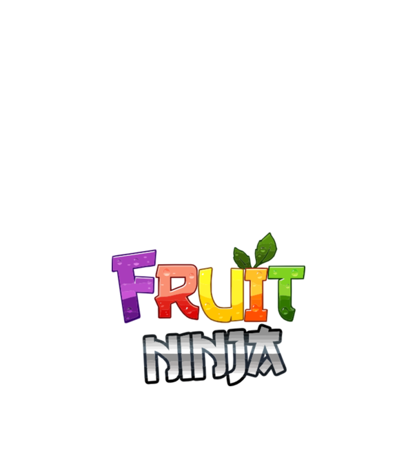 Fruit Ninja model alb pe tricou