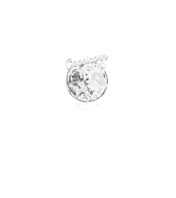 Zodiac femeie CAPRICORN retro model gri pe tricou