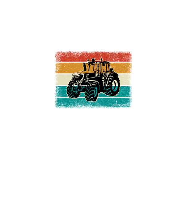 TRACTOR model negru pe tricou