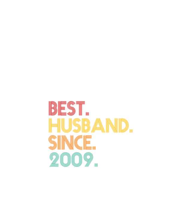 best husband since 2009 retro model negru pe tricou