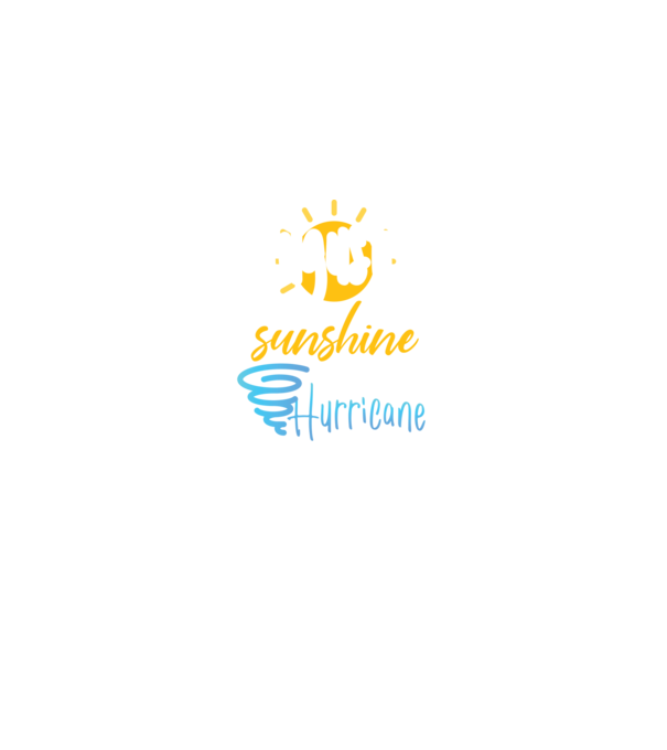 August Girls are Sunshine mixed with a little Hurricane model negru pe tricou