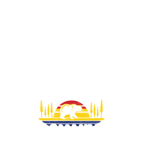 Land of Bears model negru pe tricou