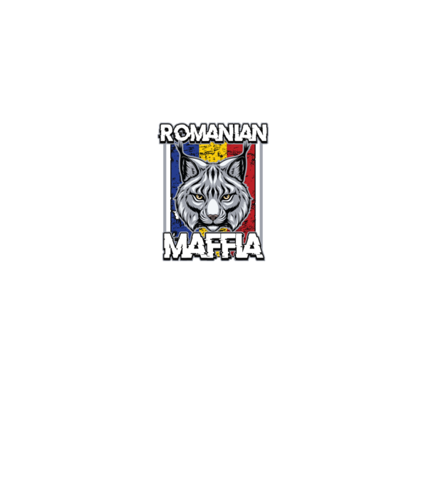 România maffia model negru pe tricou