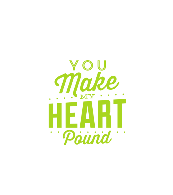 Make my heart model negru pe tricou