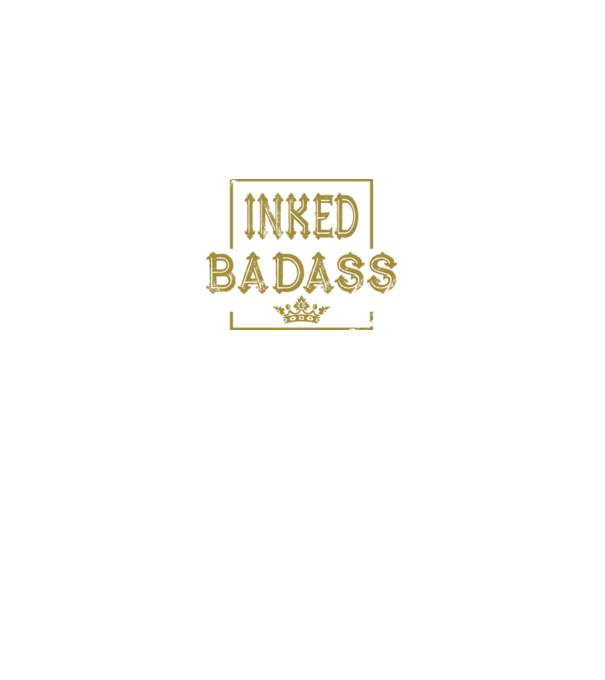 Inked Badass model gri pe tricou