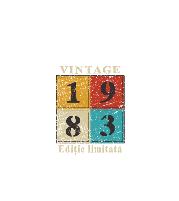 1983 - Ediție limitată model negru pe tricou