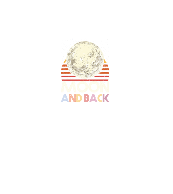 Retro vintage love you to the moon and back MOON model turcoaz pe tricou
