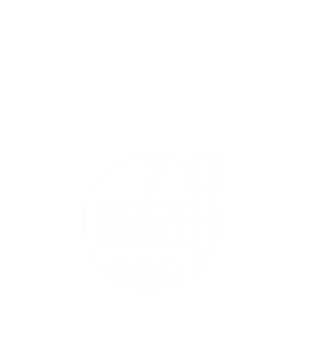 Rock n roll model negru pe tricou