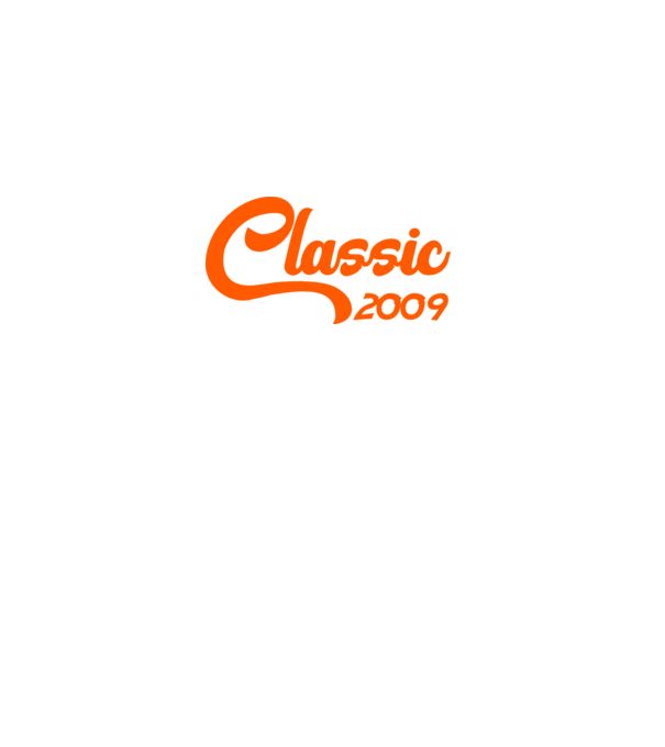 Classic 2009 model negru pe tricou