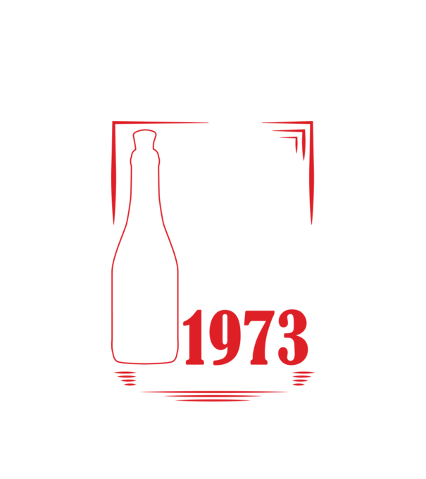 Un Vin Bun 1975 - Negru model alb pe tricou