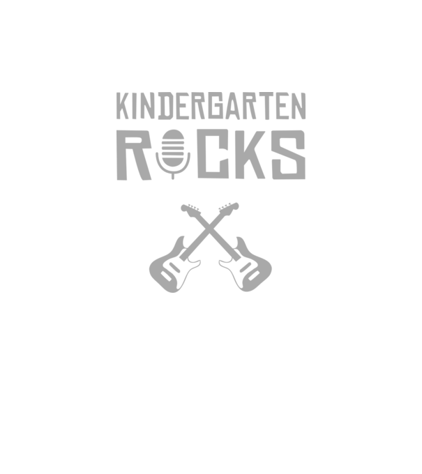 Kindergarten rocks model verde neon pe tricou