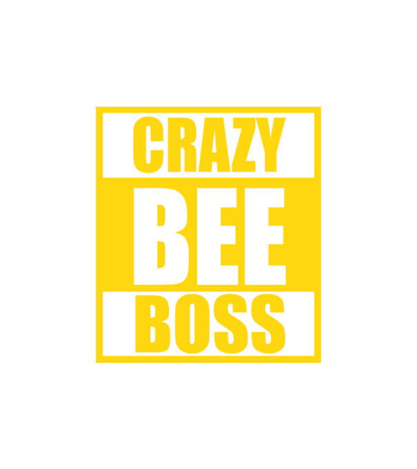 Crazy bee boss model nisipiu pe tricou
