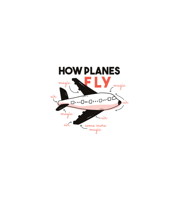 Avioane model alb pe tricou