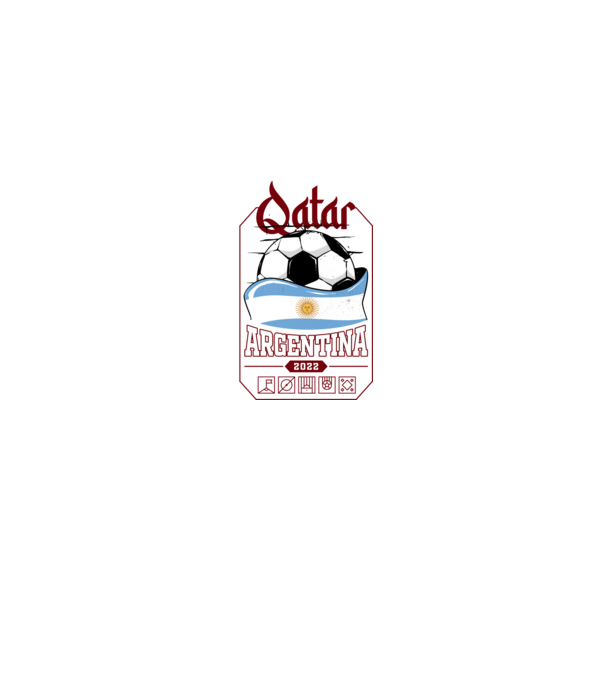 Qatar teams Argentina model negru pe tricou