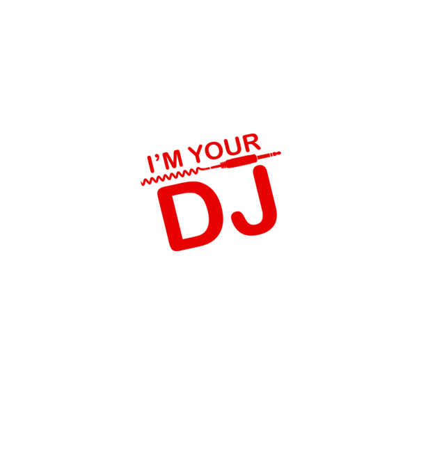 Im your DJ model negru pe tricou